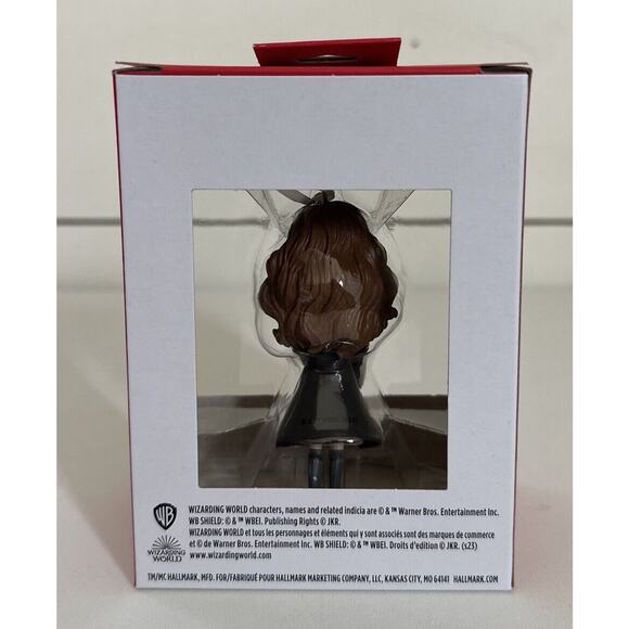 2021 Hallmark Harry Potter Hermione Granger Christmas Tree Ornament NEW - Picture 3 of 3